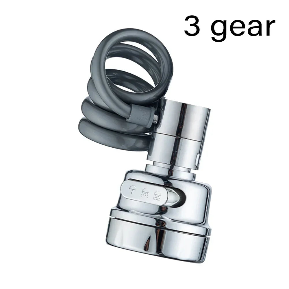 New 3 Modes Sink Faucet 360 Degree Rotation Filter Extension Tube Shower Water Saving Tap Universal Kitchen Gadgets Accessories
