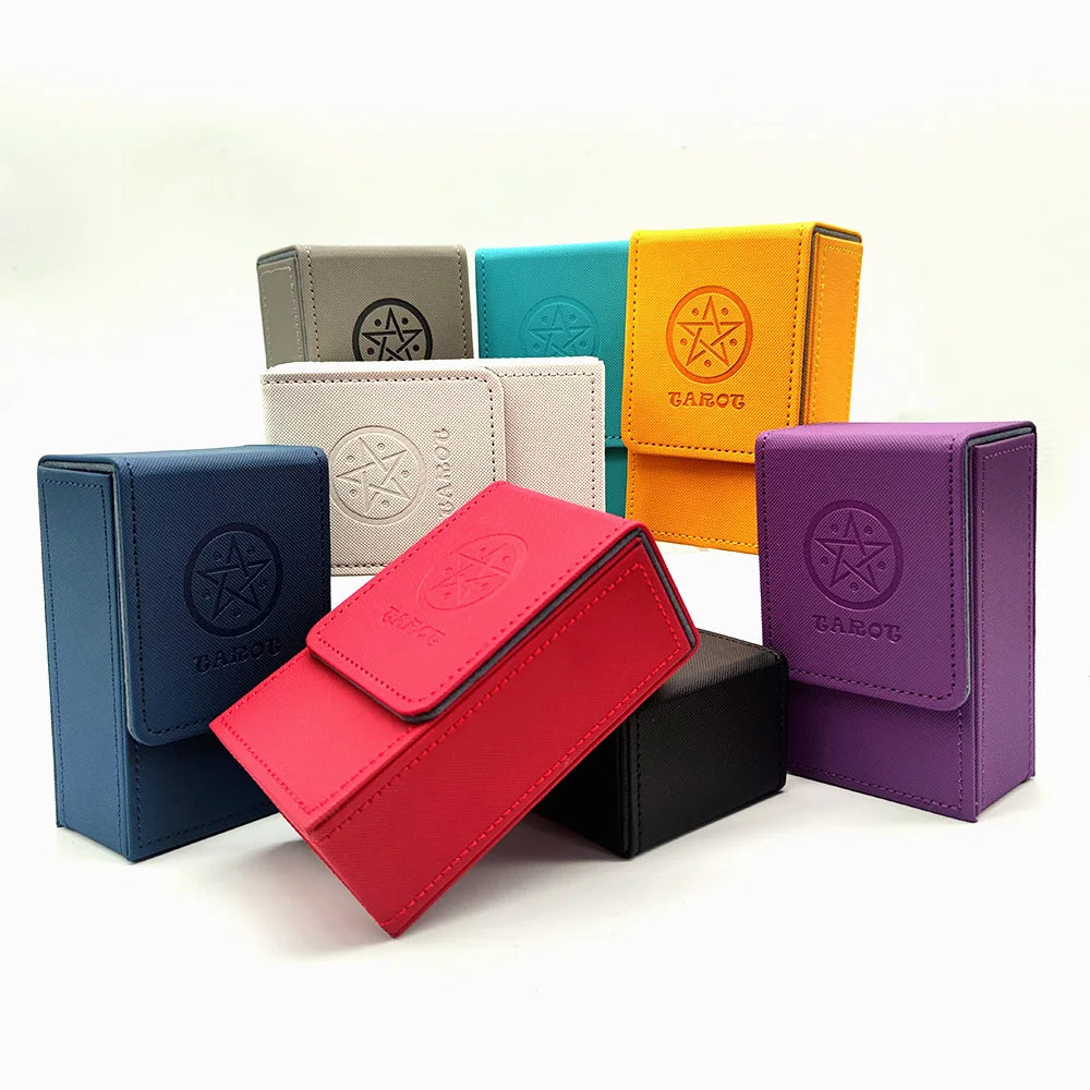 PU leather card storage box