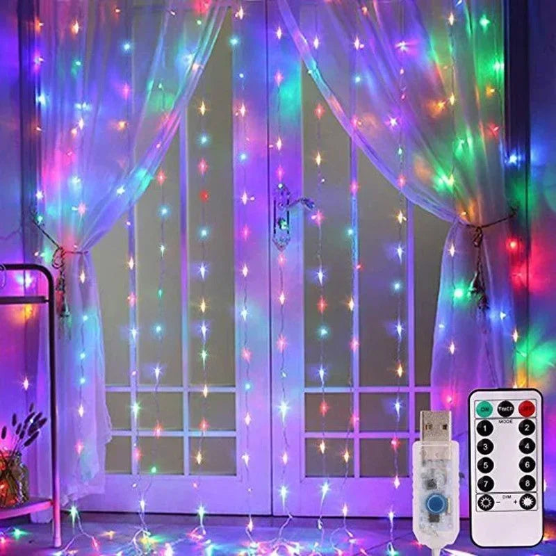 Fairy light curtain backdrop – in sizes up to 6 x 3 m