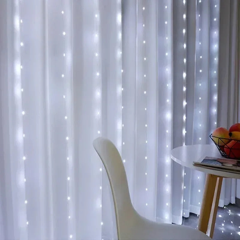 USB LED curtain lights – in 8 colors
