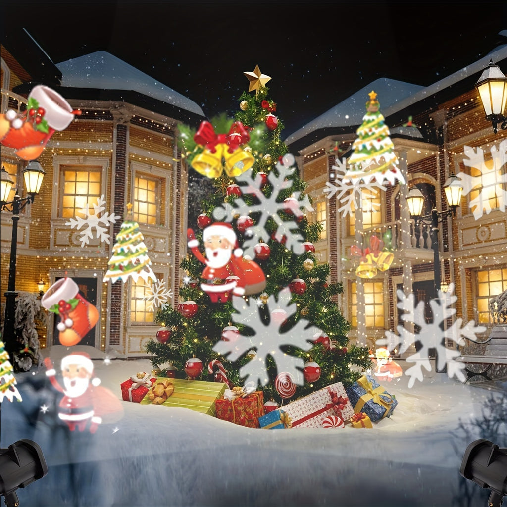 USB Christmas projector light with 16 patterns – for holiday parties